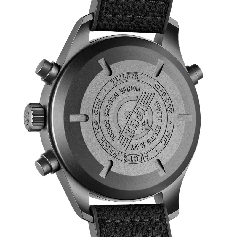 Resim PILOT’S WATCH DOUBLE CHRONOGRAPH TOP GUN CERATANIUM - AUTOMATIC 44 MM