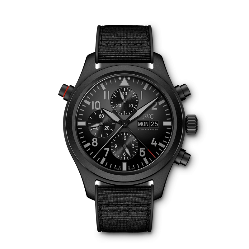 Resim PILOT’S WATCH DOUBLE CHRONOGRAPH TOP GUN CERATANIUM - AUTOMATIC 44 MM