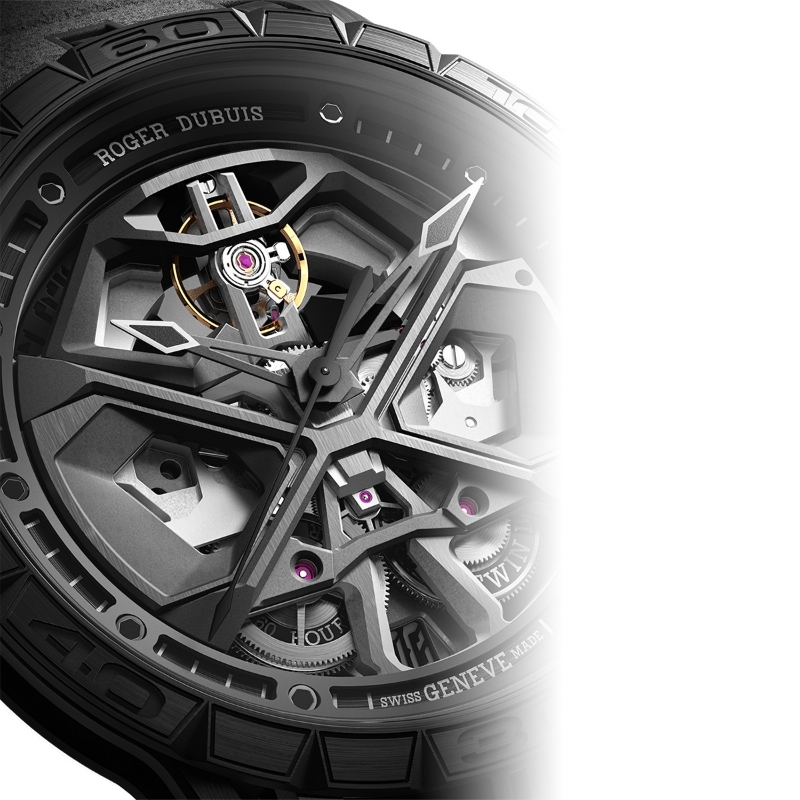 Picture of EXCALIBUR SPIDER HURACÁN BLACK DLC TITANIUM 45MM