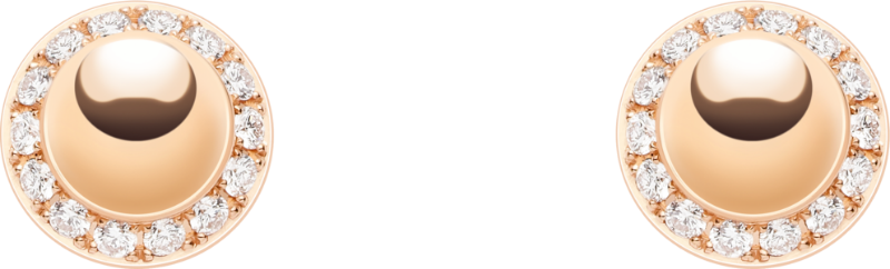 Resim Piaget Rose Gold Diamond Earrings