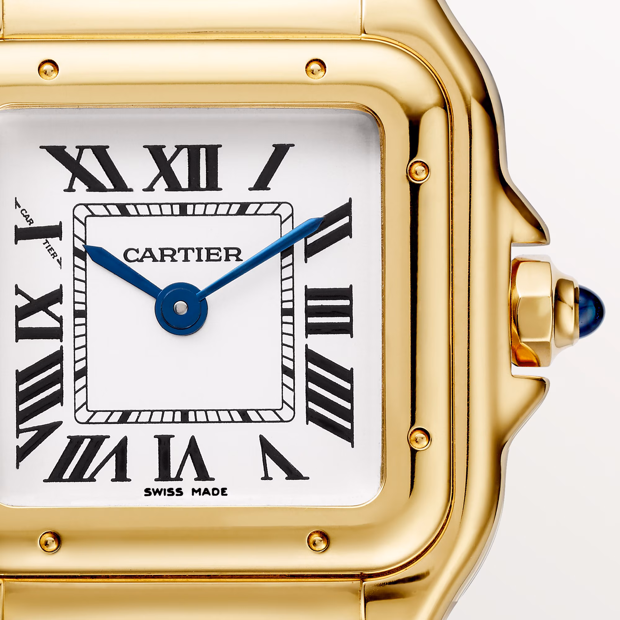 Picture of PANTHÈRE DE CARTIER DOUBLE LOOP - YELLOW GOLD QUARTZ SMALL