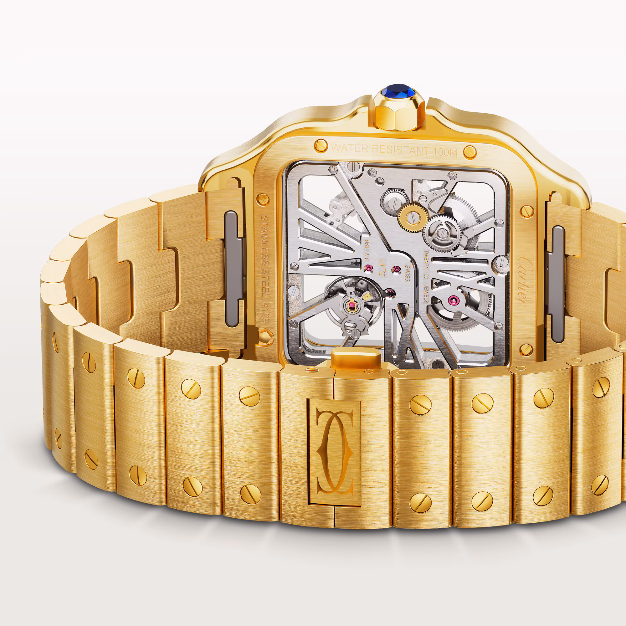 Resim Santos de Cartier Skeleton Watch - Large