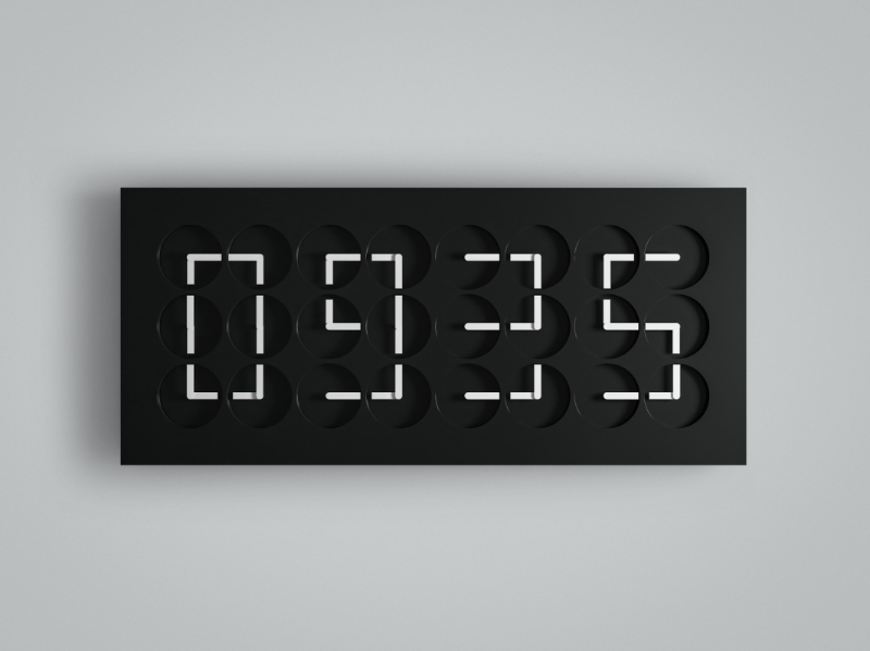 Resim ClockClock 24 – Black