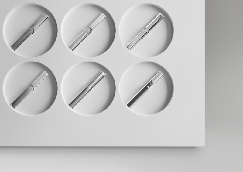 Picture of ClockClock 24 – White Sterling