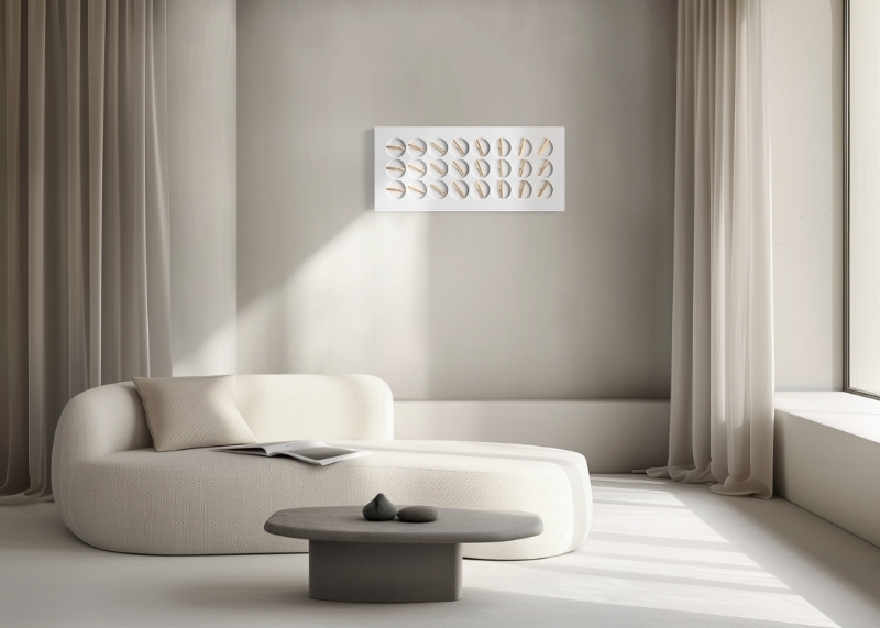 Resim ClockClock 24 – White Gold