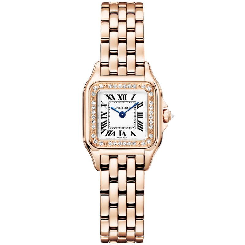 Picture of Panthère de Cartier Small 18ct Rose Gold Diamond Set