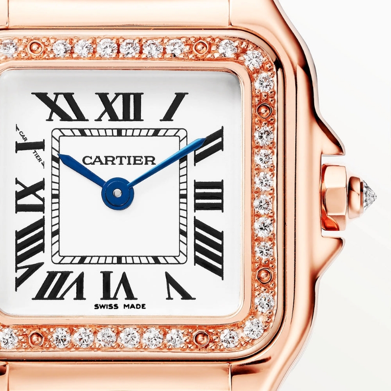 Picture of Panthère de Cartier Small 18ct Rose Gold Diamond Set