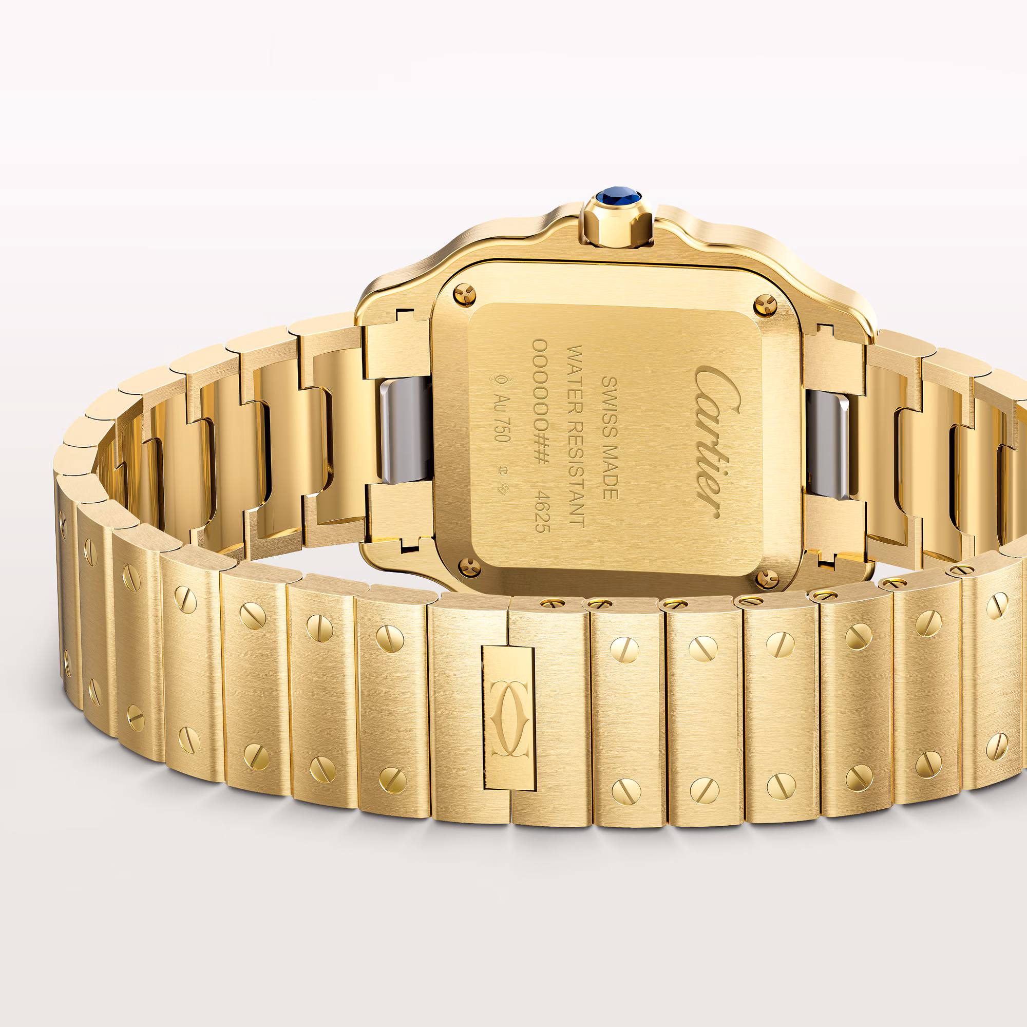 Resim SANTOS DE CARTIER - YELLOW GOLD AUTOMATIC SMALL