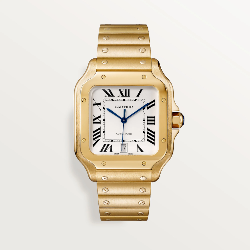 Resim SANTOS DE CARTIER - YELLOW GOLD AUTOMATIC LARGE