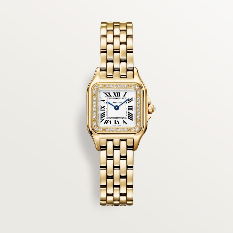 Picture of  PANTHÈRE DE CARTIER - YELLOW GOLD QUARTZ SMALL