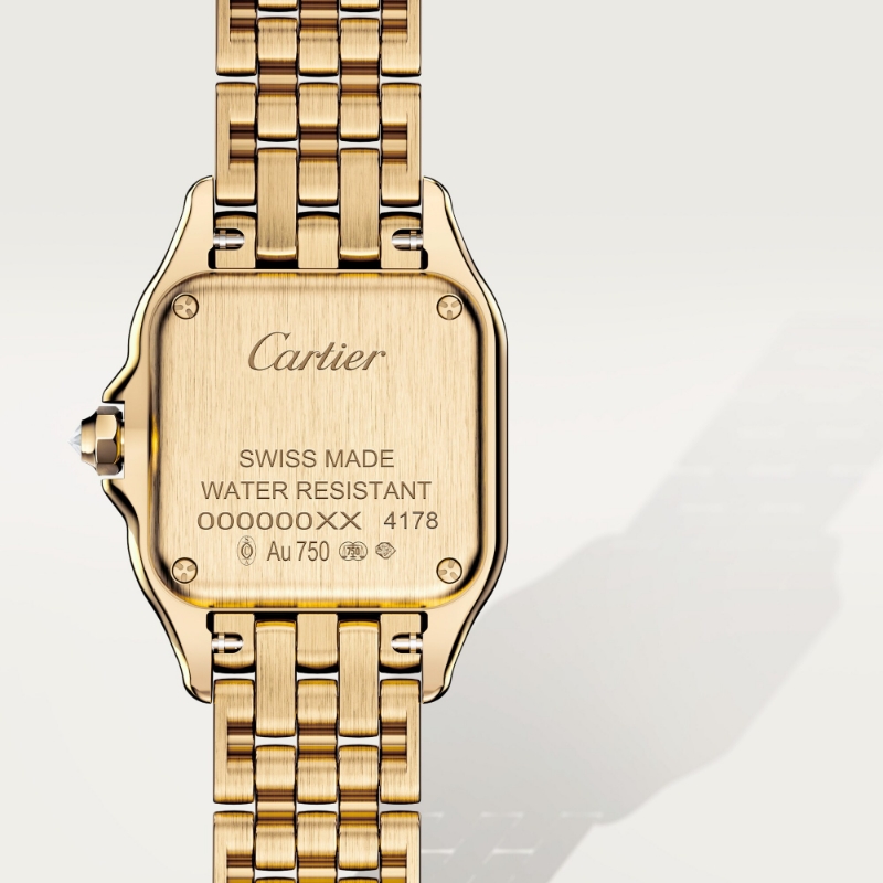 Picture of  PANTHÈRE DE CARTIER - YELLOW GOLD QUARTZ SMALL
