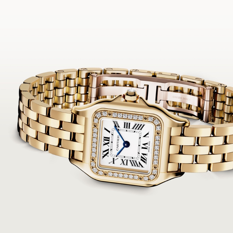 Picture of  PANTHÈRE DE CARTIER - YELLOW GOLD QUARTZ SMALL